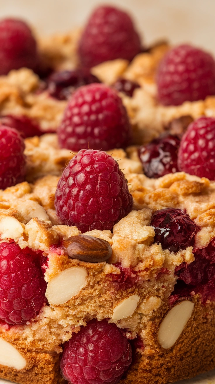 Raspberry Almond Tea Cake