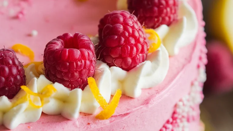 Raspberry Lemonade Cake - Featured