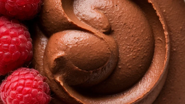 Rich Dark Chocolate Mousse - Featured