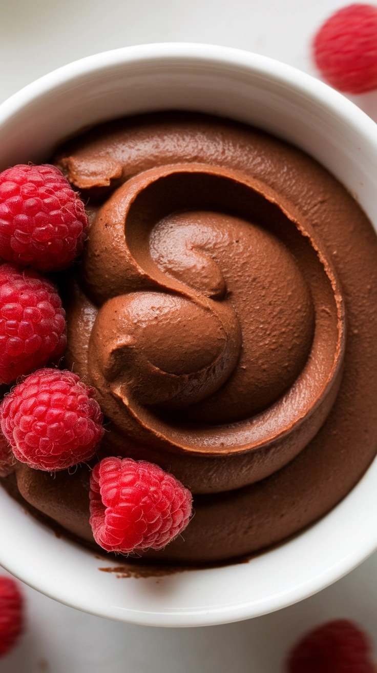 Rich Dark Chocolate Mousse