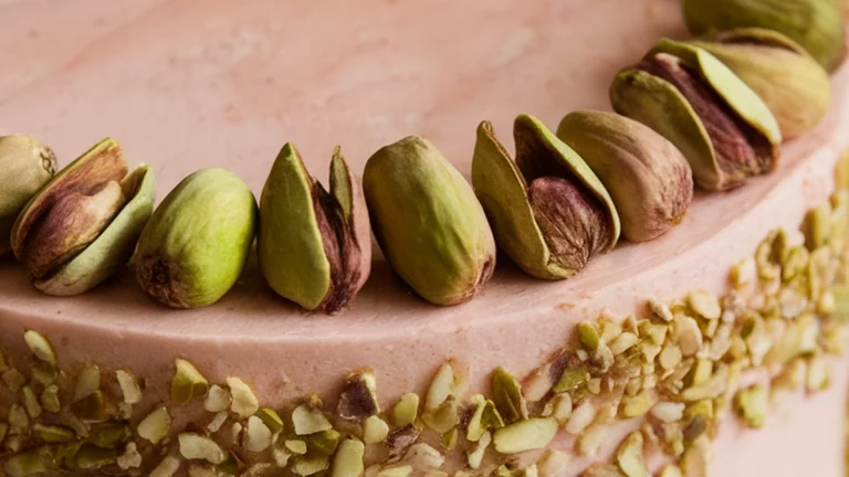 Rose Water and Pistachio Cake - Featured