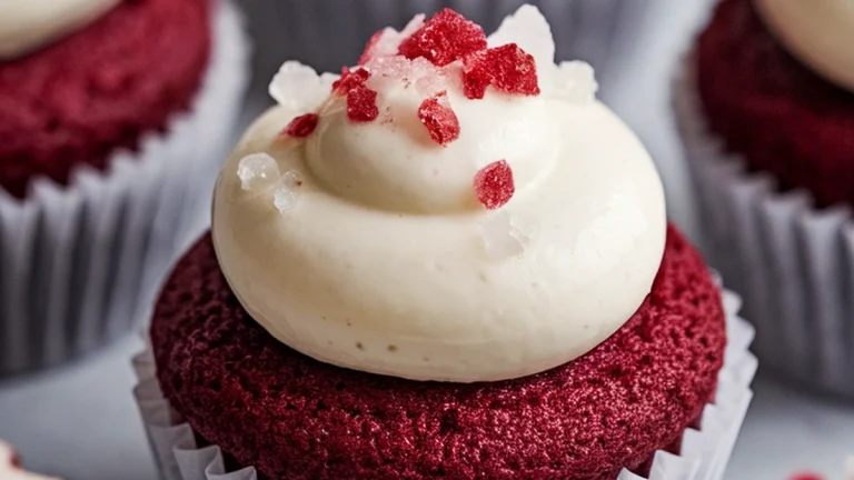 Ruby Red Velvet Mini Cakes - Featured