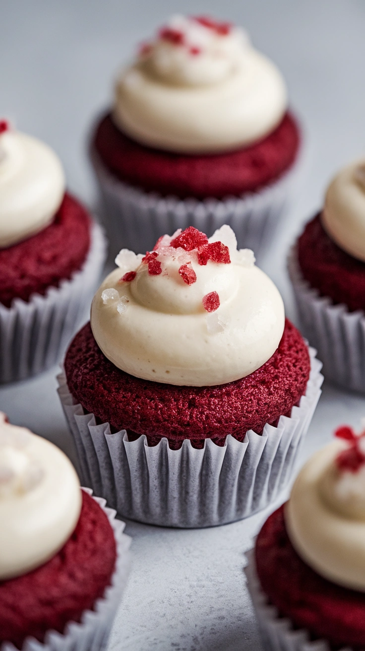 Ruby Red Velvet Mini Cakes