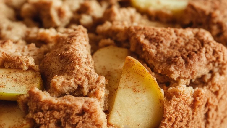 Rustic Apple Cinnamon Cake - Featured