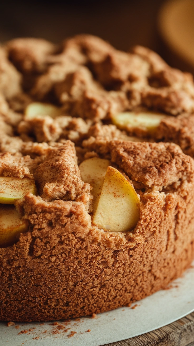 Rustic Apple Cinnamon Cake