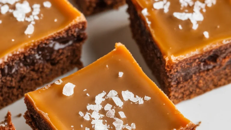 Salted Caramel Brownie Bites - Featured