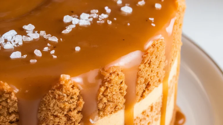 Salted Caramel Drip Cake - Featured