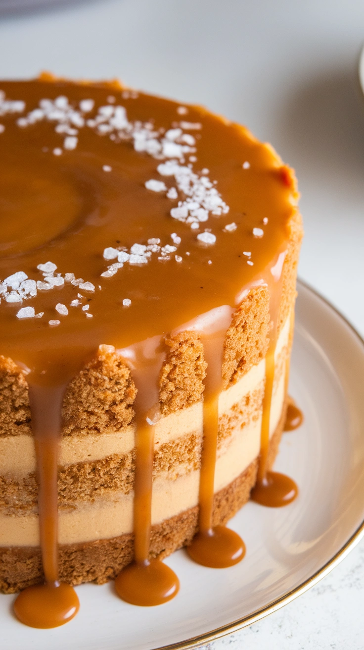 Salted Caramel Drip Cake