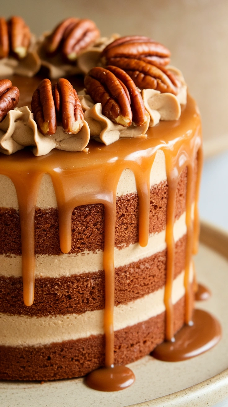 Salted Caramel Drip Cake