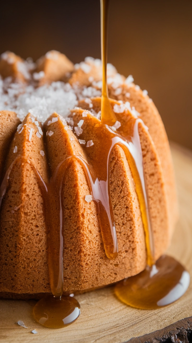 Salted Caramel Hot Milk Sponge