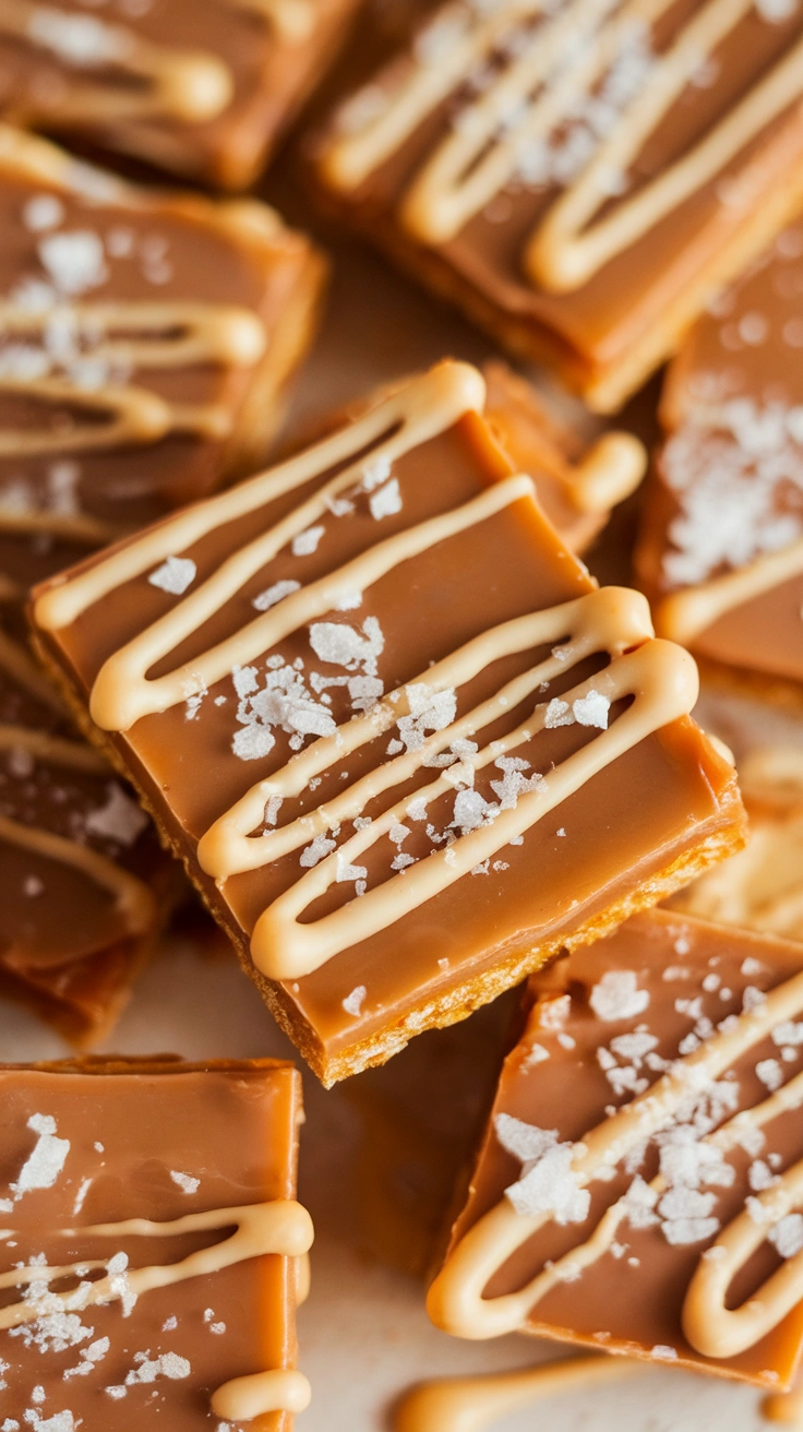 Salted Caramel Pretzel Bars