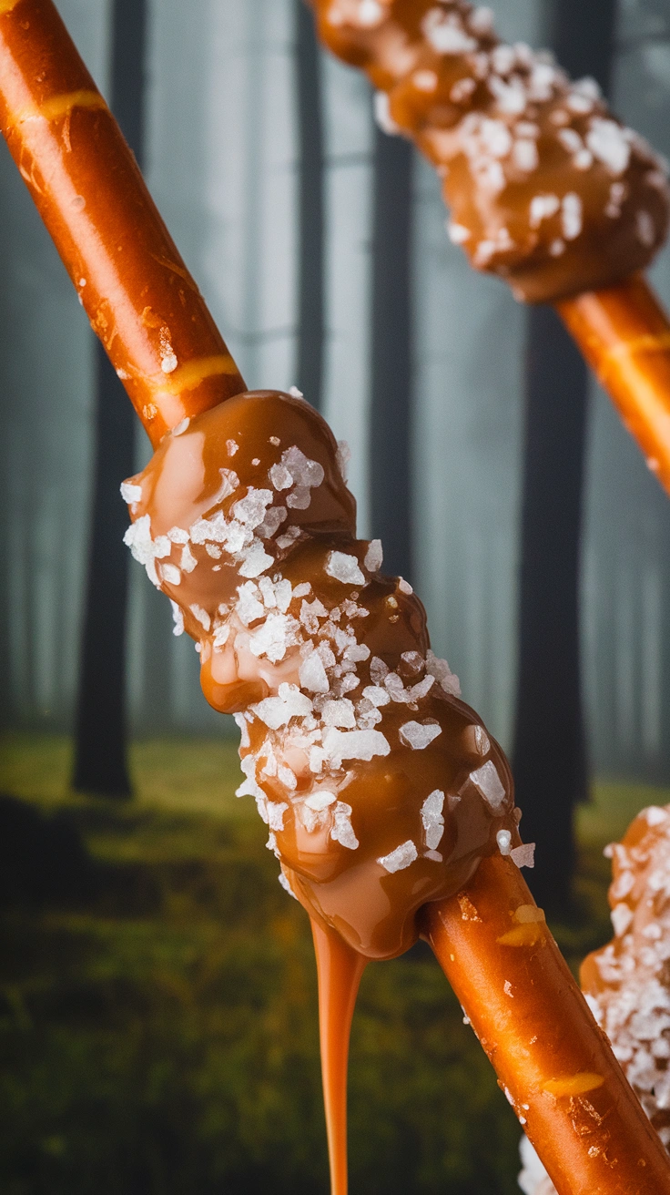 Salted Caramel Pretzel Bites