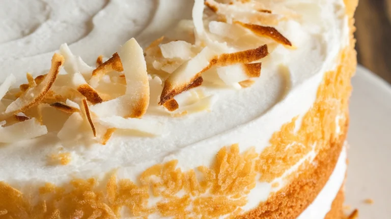 Southern Style Coconut Cake - Featured