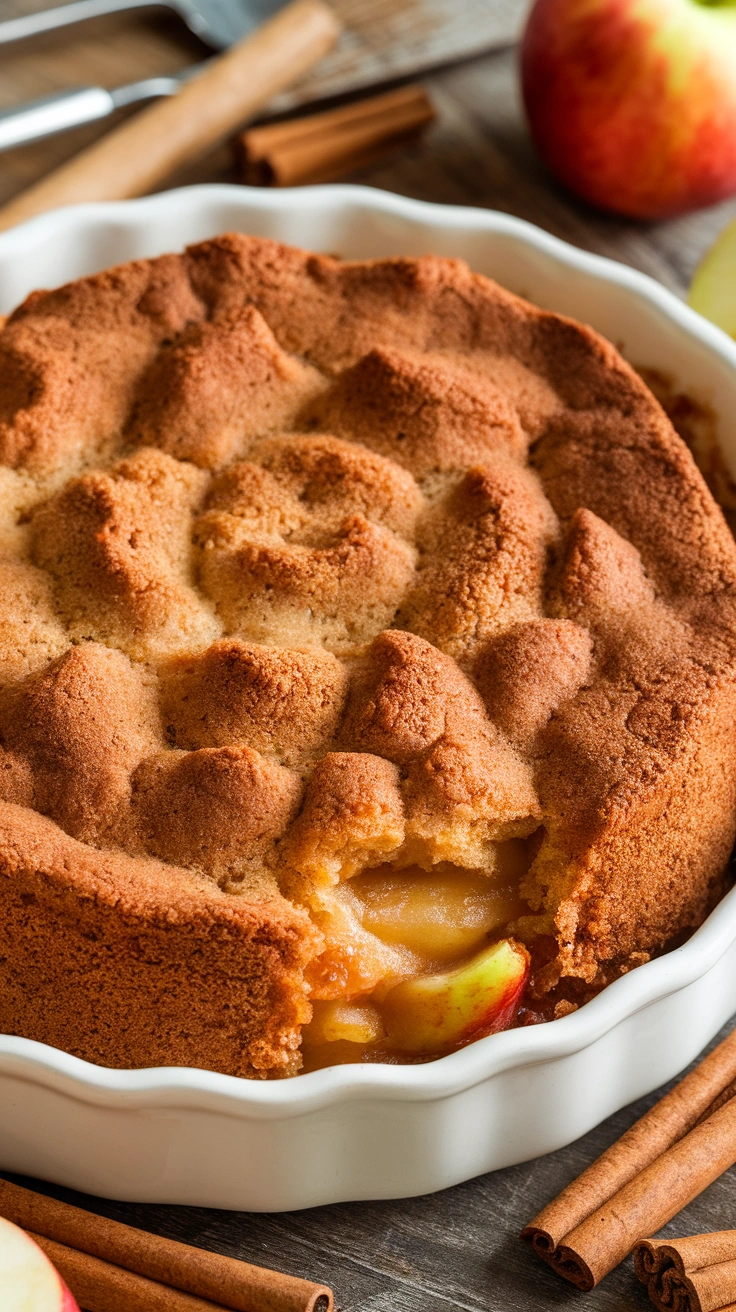 Spiced Apple Dump Cake