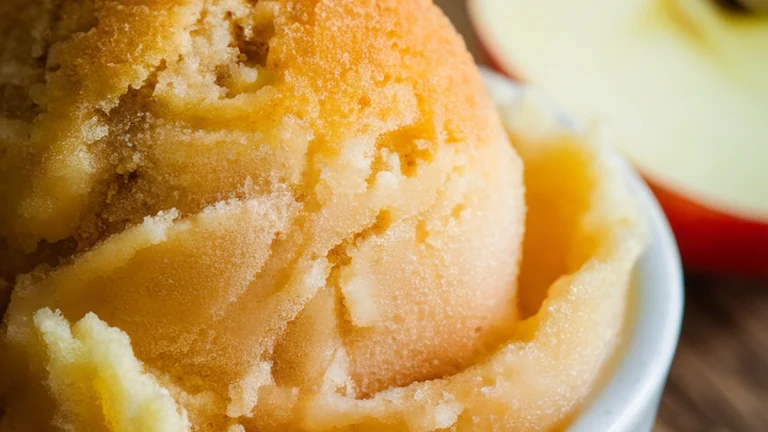 Spiced Apple Sorbet - Featured