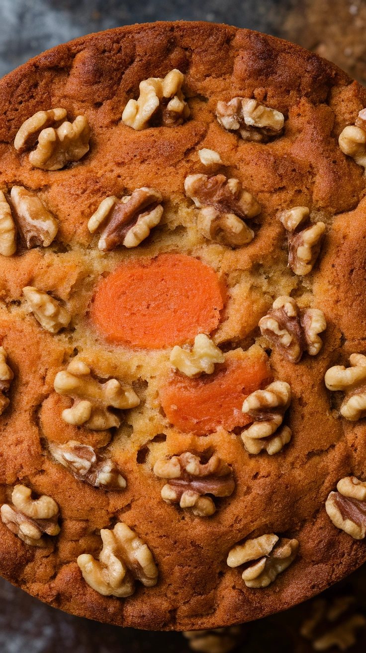 Spiced Carrot Cake with Walnuts