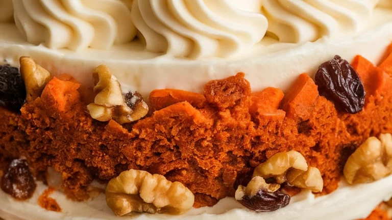 Spiced Carrot Layer Cake with Cream Cheese Frosting - Featured