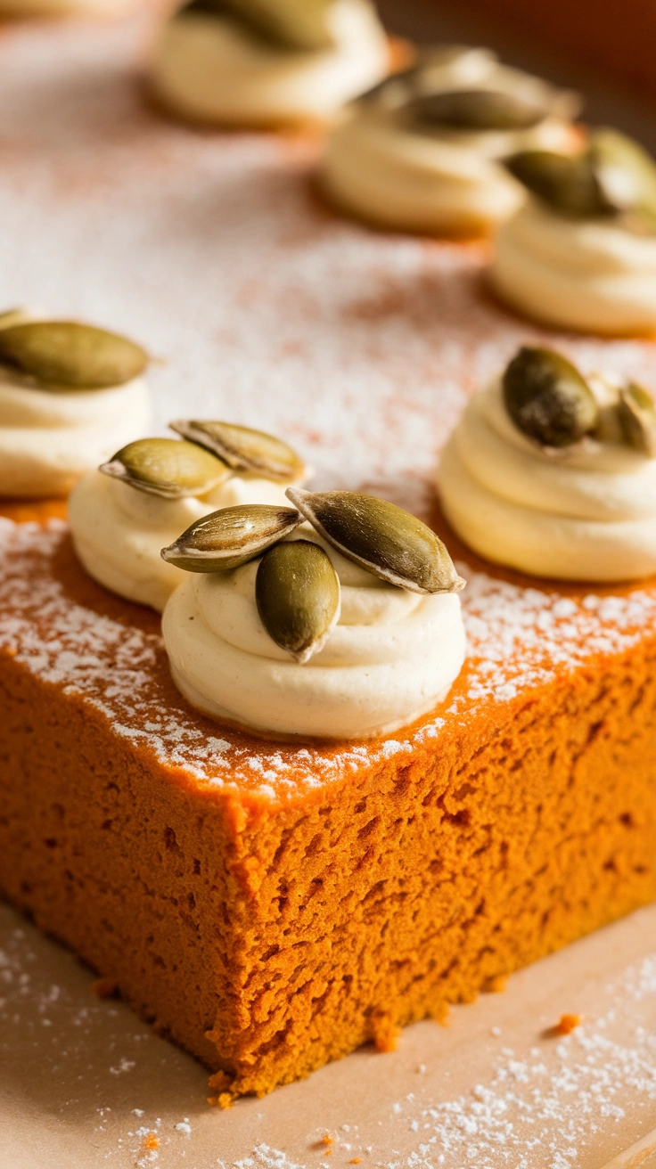 Spiced Pumpkin Sheet Cake