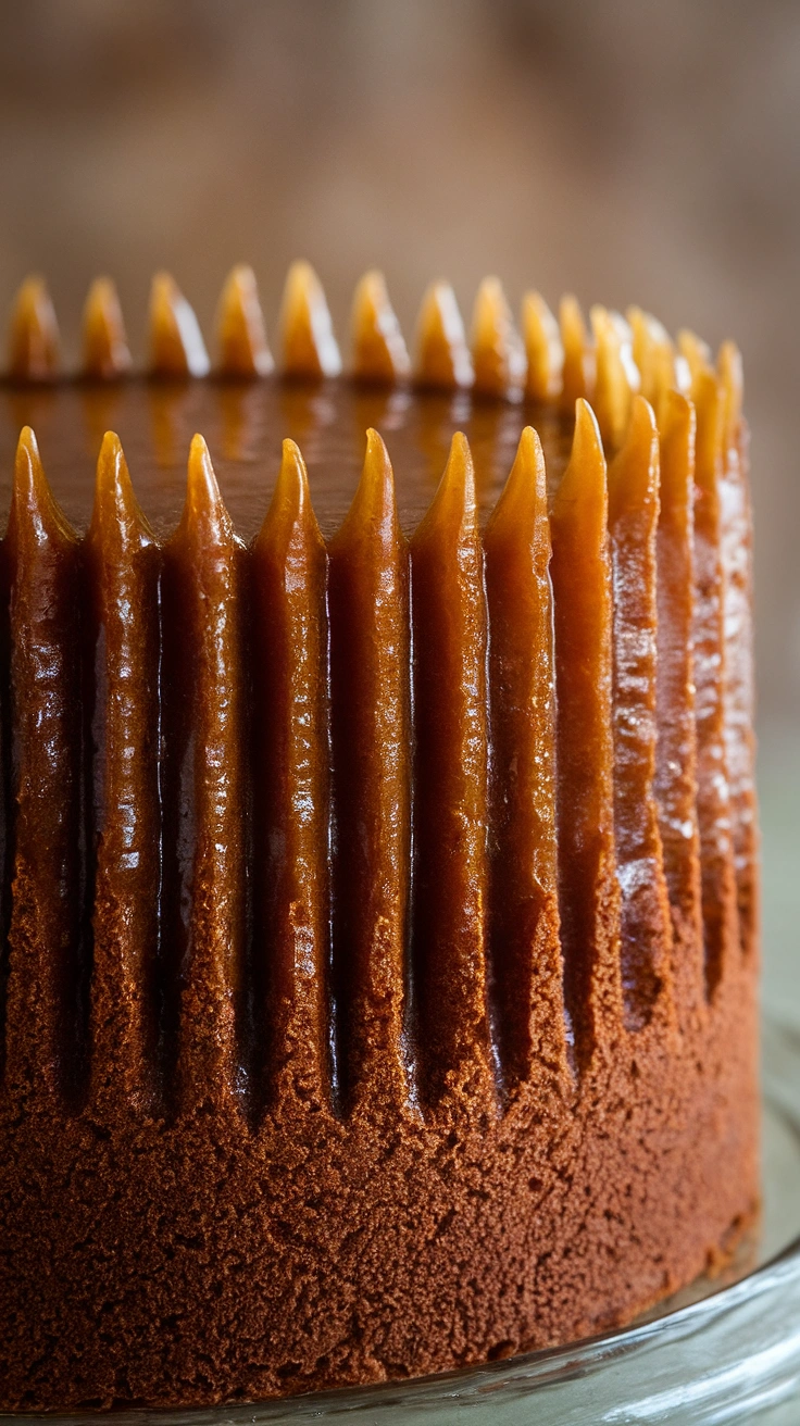 Sticky Ginger Molasses Cake