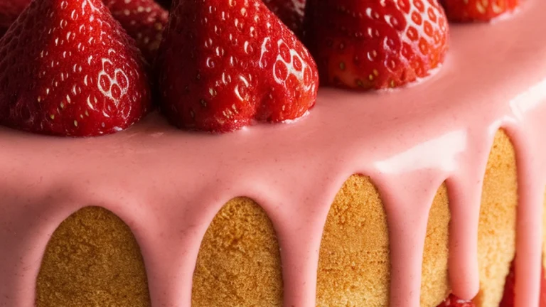 Strawberry Buttermilk Cake - Featured