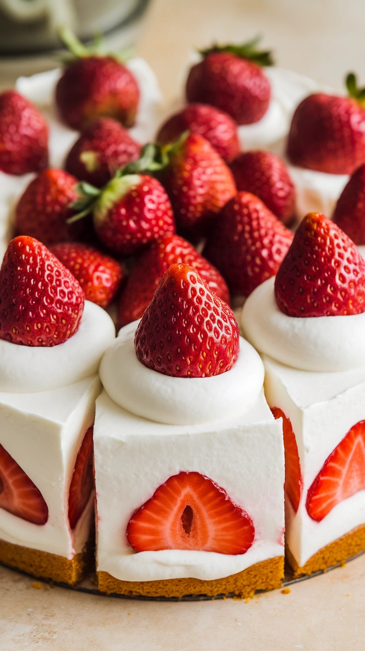 Strawberry Buttermilk Poke Cake