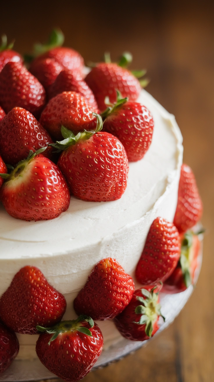 Strawberry Cream Cake