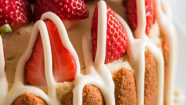 Strawberry Cream Cheese Coffee Cake - Featured