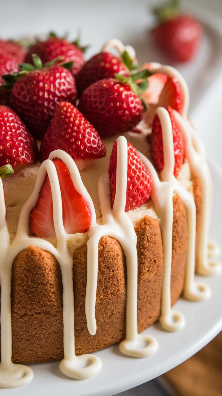 Strawberry Cream Cheese Coffee Cake