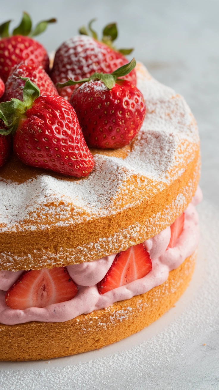 Strawberry Cream Sponge