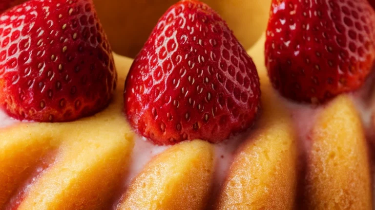 Strawberry Lemon Bundt Cake - Featured
