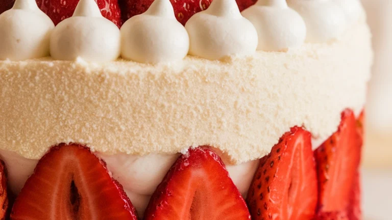Strawberry Poke Cake - Featured