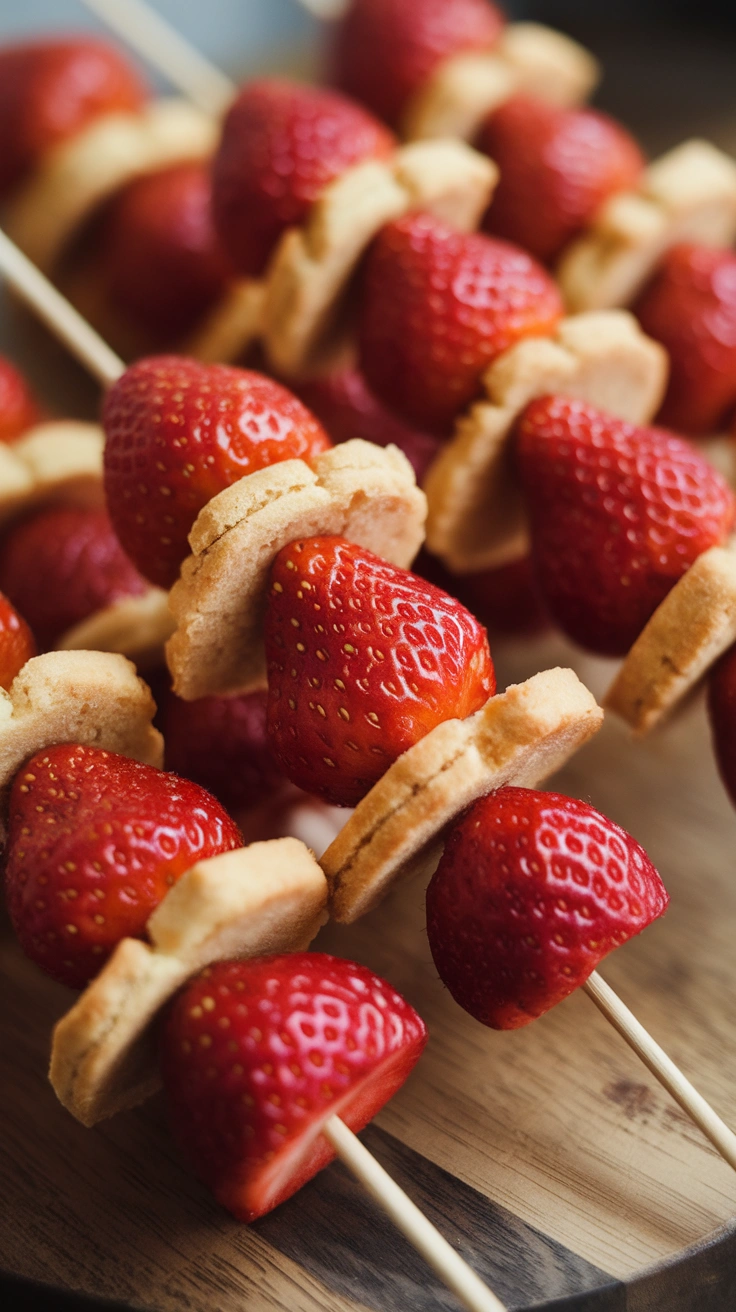 Strawberry Shortcake Skewers