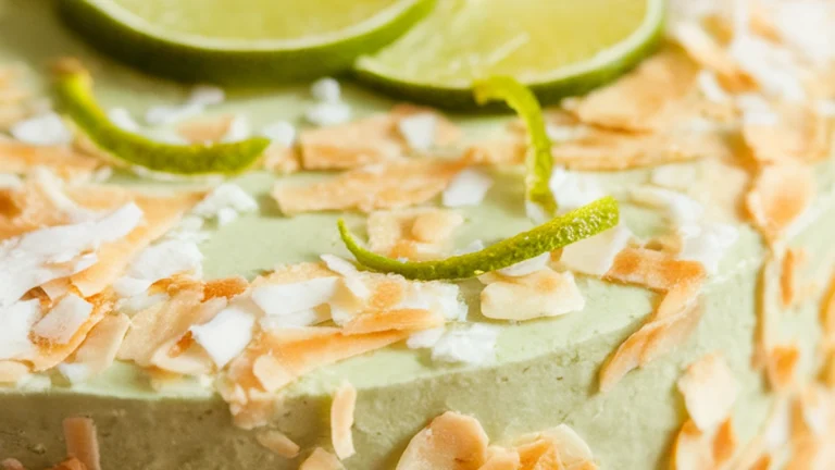 Toasted Coconut and Lime Cake - Featured