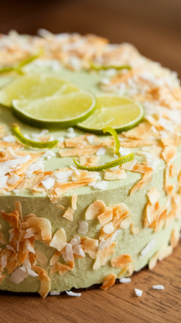 Toasted Coconut and Lime Cake