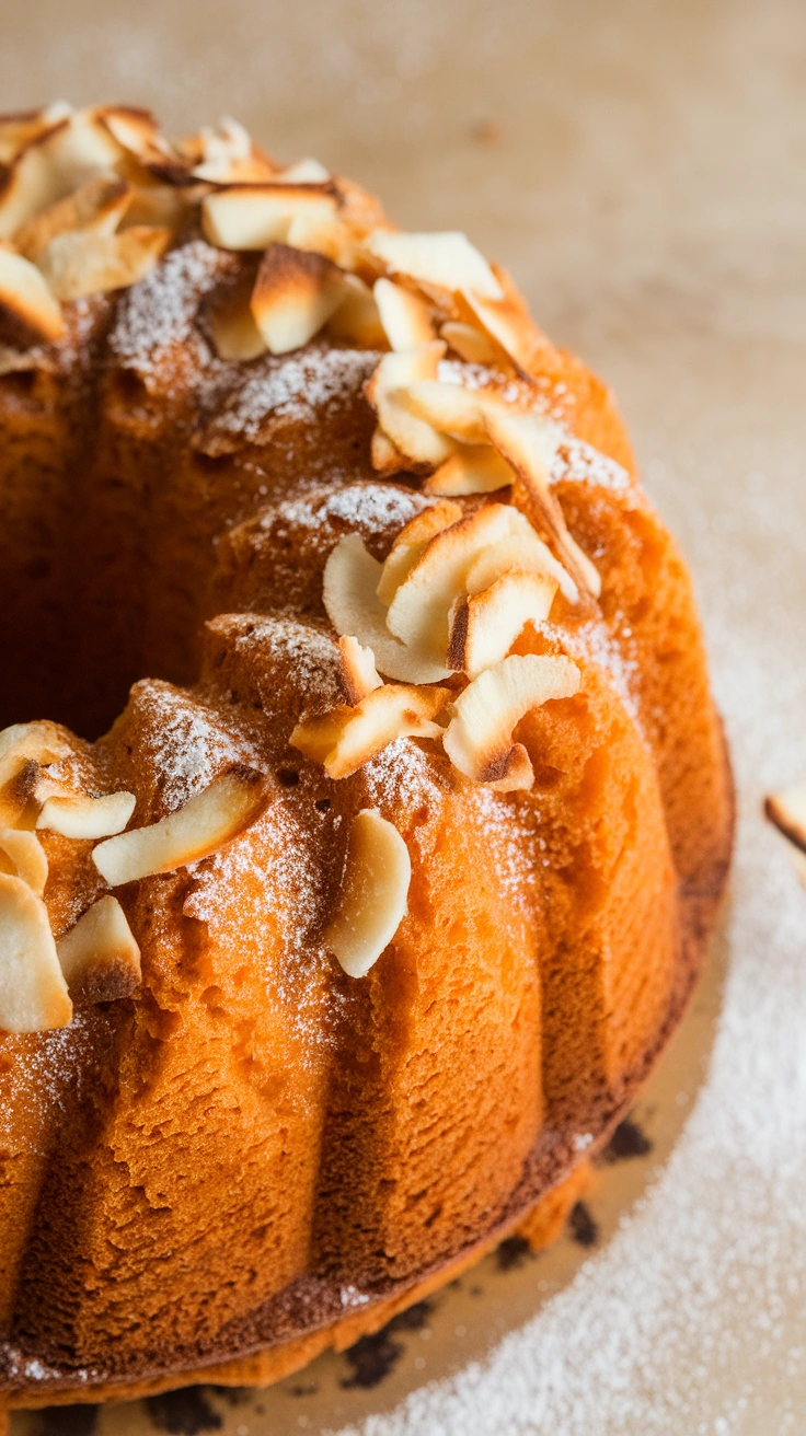 Toasted Coconut Bundt Cake