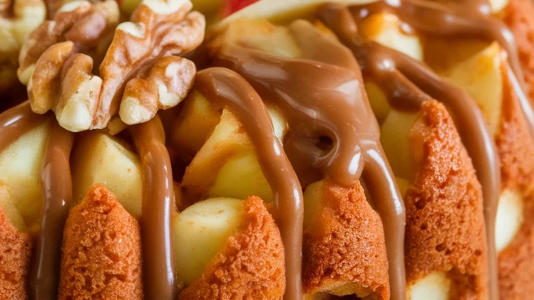 Toffee Apple Poke Cake