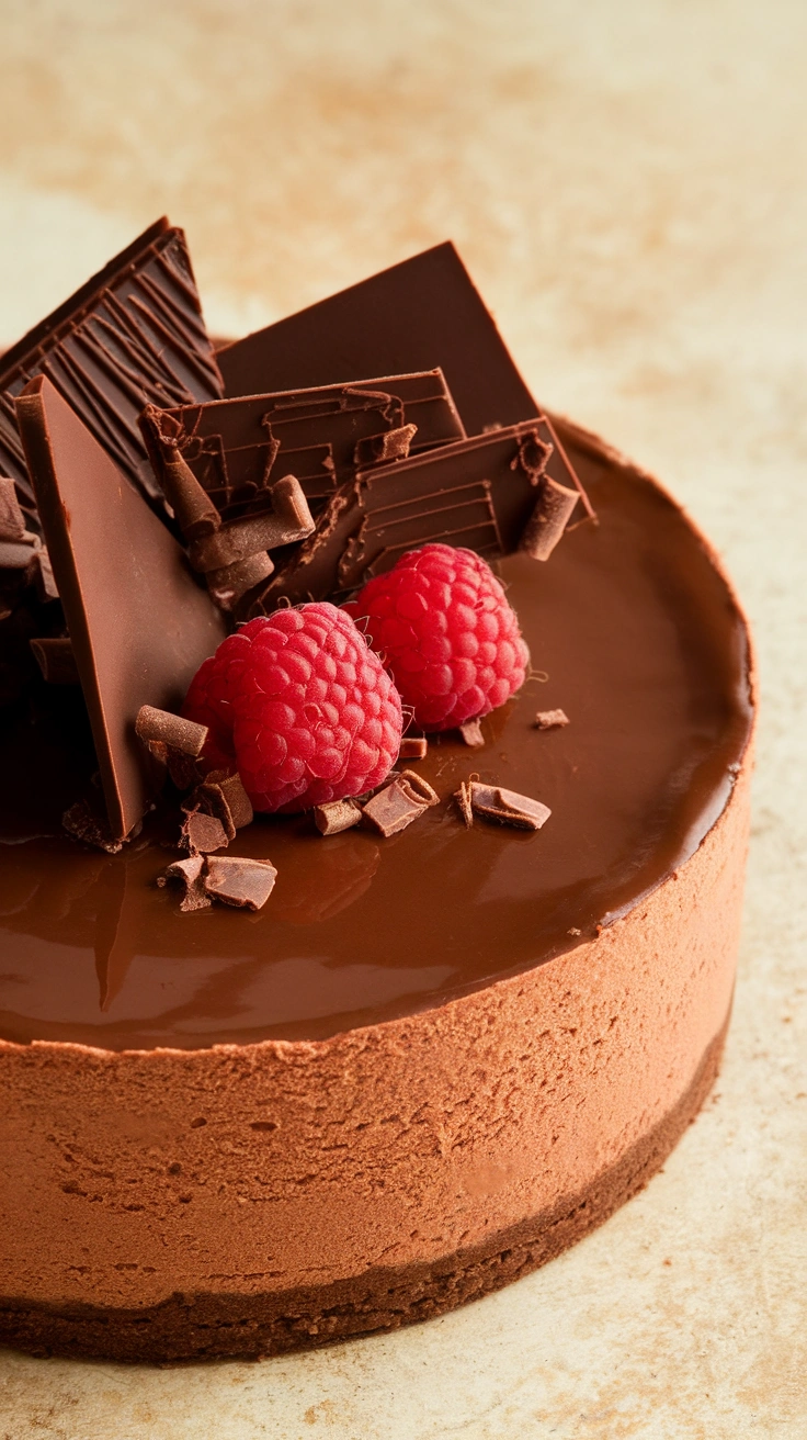 Triple Chocolate Cheesecake