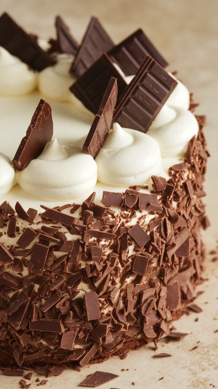 Triple Chocolate Sour Cream Cake