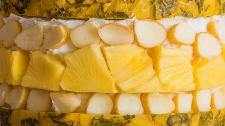 Tropical Pineapple and Macadamia Nut Layer Cake - Featured