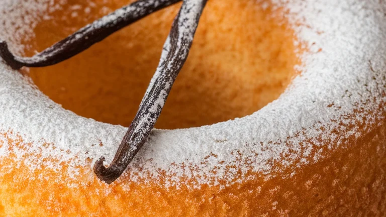 Vanilla Bean Angel Food Cake - Featured