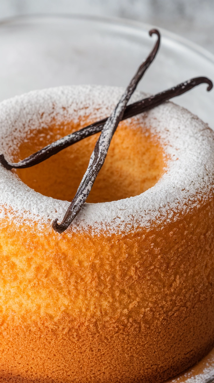 Vanilla Bean Angel Food Cake