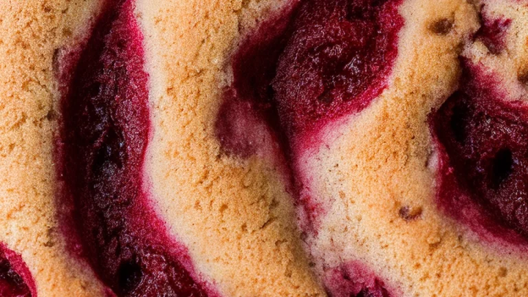Vanilla Bean Raspberry Swirl Cake - Featured