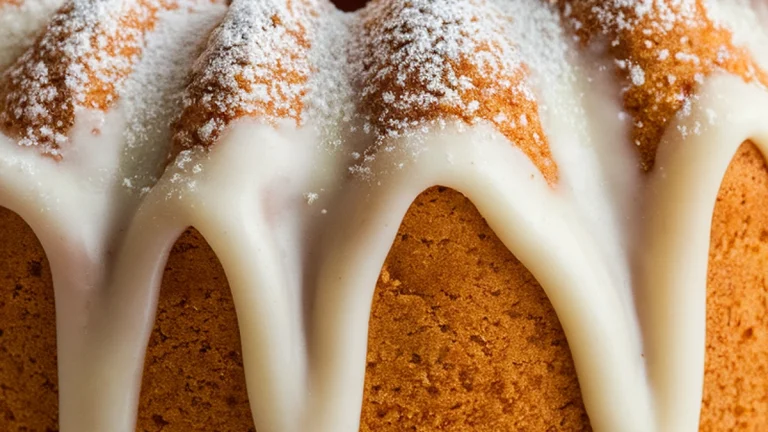Vanilla Cream Cheese Pound Cake - Featured