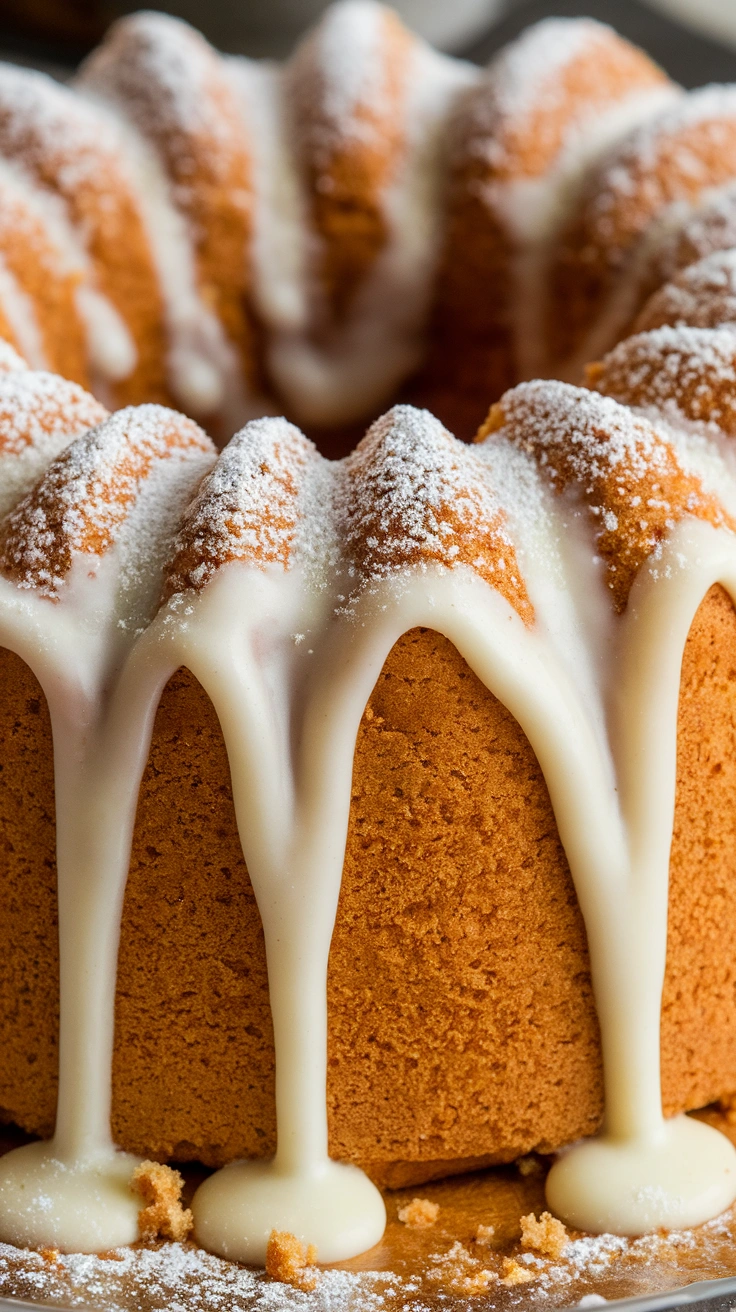 Vanilla Cream Cheese Pound Cake
