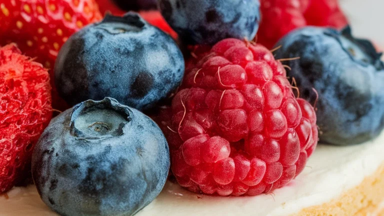 Vanilla Genoise with Fresh Berries - Featured