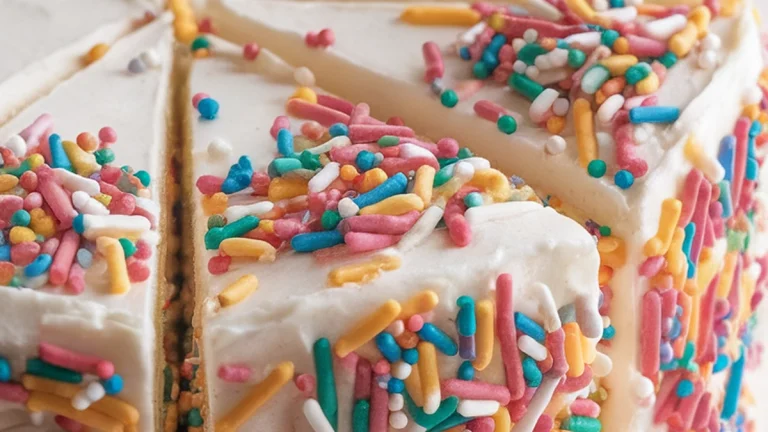 Vanilla Sprinkle Party Cake - Featured