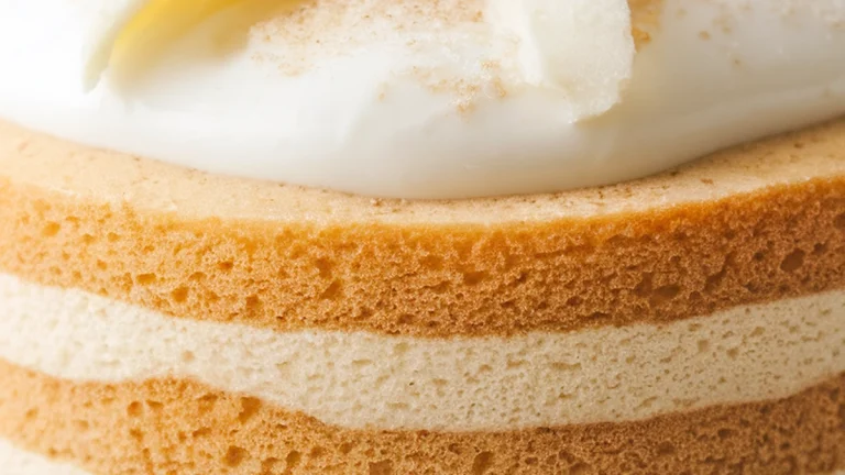 Vanilla Yogurt Sponge Cake - Featured