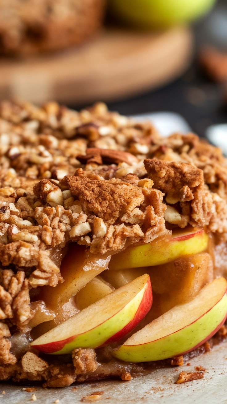 Warm Cinnamon Apple Crisp