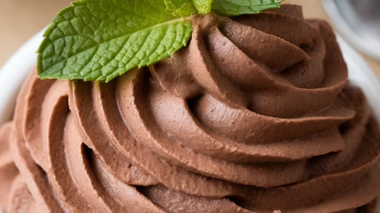 Whipped Chocolate Mousse - Featured