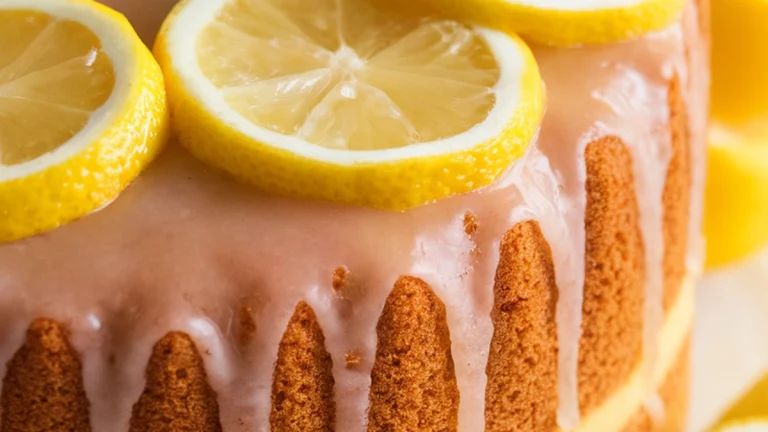 Zesty Lemon Drizzle Cake - Featured